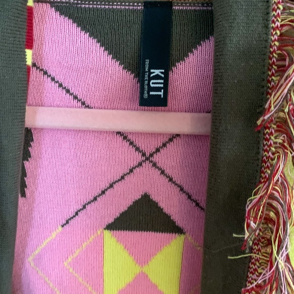 KUT from the Kloth brand open fringe cardigan - Picture 4 of 5